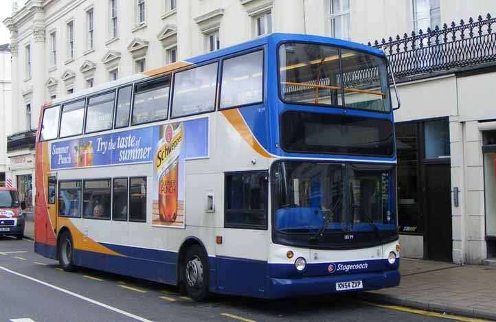 Stagecoach Midlands Dennis Trident Alexander ALX400 18199